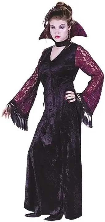 Gothic Lace Vampire Teen Costume 3 Gothic Lace Vampire Teen Costume