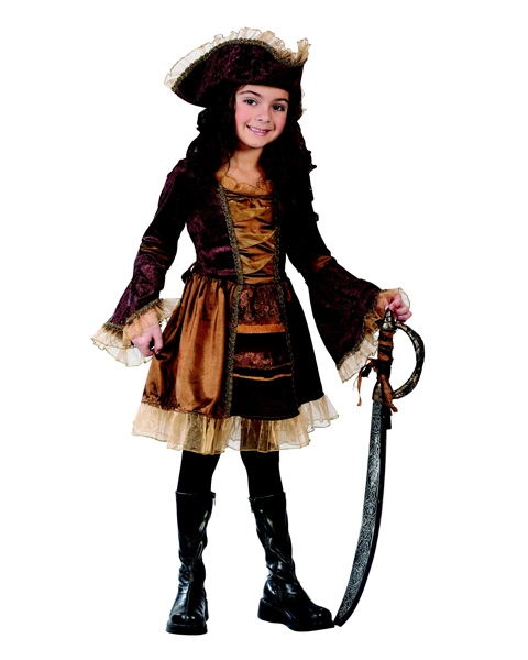 Child Sassy Victorian Pirate Costume 3 Child Sassy Victorian Pirate Costume