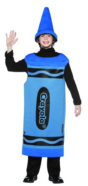 Blue Crayola Crayon Costume 3 Blue Crayola Crayon Costume