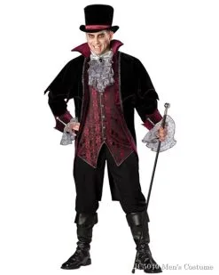 Plus Size Elite Vampire Of Versailles Mens Costume