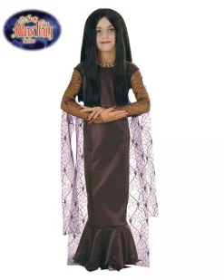 Morticia Costume For Girl