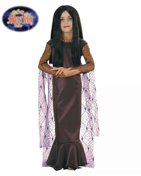 Morticia Costume For Girl 3 Morticia Costume For Girl