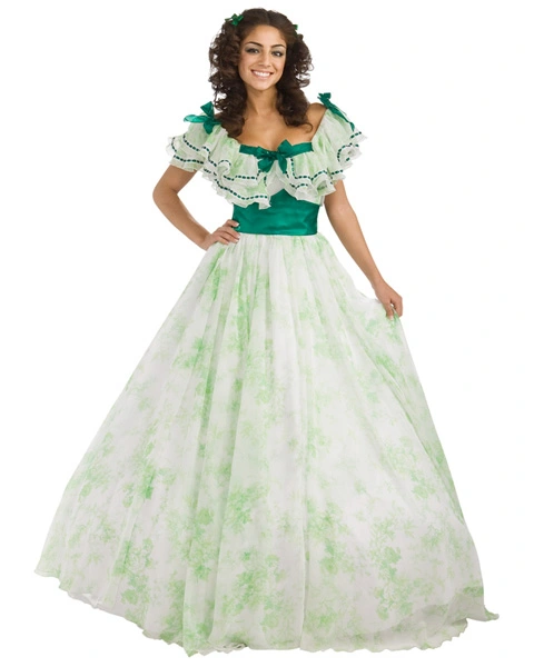 Gone With The Wind Scarlet O'Hara Picnic Womens Costume 3 Gone With The Wind Scarlet O'Hara Picnic Womens Costume