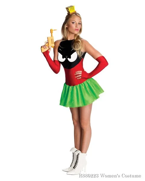 Womens Marvin The Martian Sexy Costume 3 Womens Marvin The Martian Sexy Costume