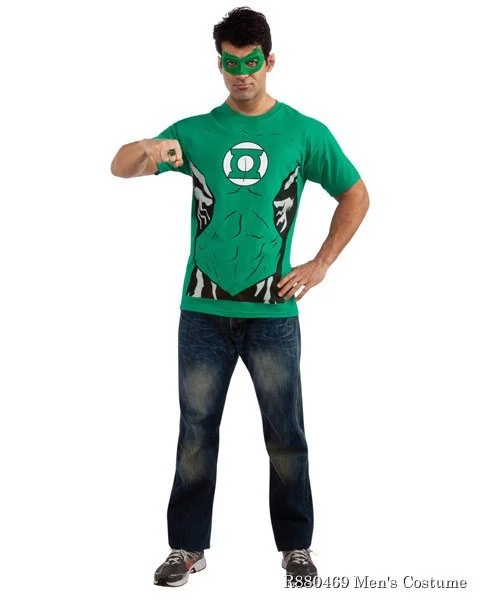 Green Lantern Mens Costume Kit 3 Green Lantern Mens Costume Kit