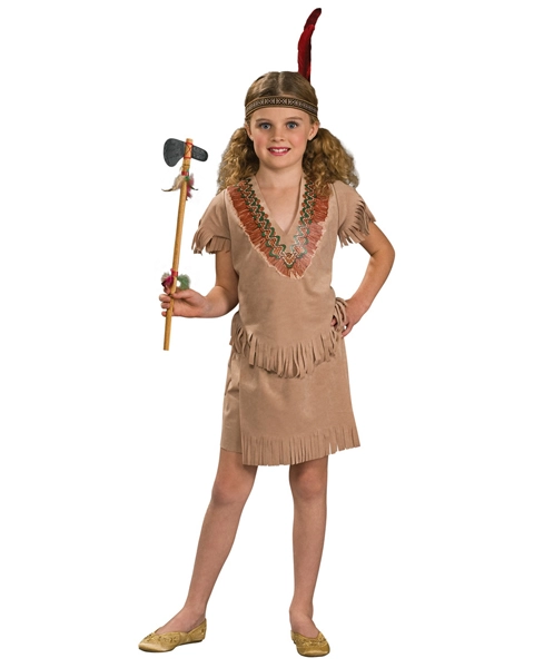 Childs Native American Girl Costume 3 Childs Native American Girl Costume