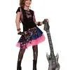Pink Rock Girl Costume For Girls 1 Pink Rock Girl Costume For Girls -Mens Costumes Sales Store R883780