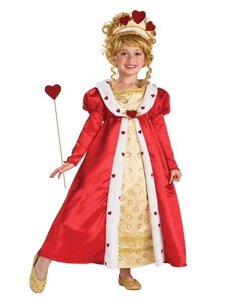 Red Heart Princess Costume For Girls 3 Red Heart Princess Costume For Girls