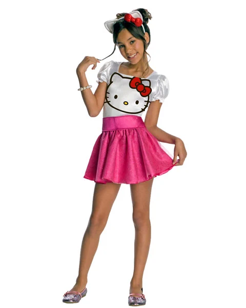 Hello Kitty Tutu Dress Costume For Girls 3 Hello Kitty Tutu Dress Costume For Girls