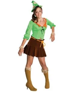 Wizard Of Oz Tween Girl Scarecrow Costume