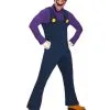 Deluxe Super Mario Waluigi Mens Costume 1 Deluxe Super Mario Waluigi Mens Costume -Mens Costumes Sales Store R889975