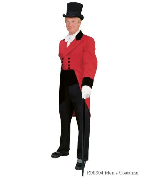 Regency Red Double-Breasted Tailsuit Mens Costume 3 Regency Red Double-Breasted Tailsuit Mens Costume
