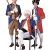 Regency Red, White And Blue Soldier Mens Costume 1 Regency Red, White And Blue Soldier Mens Costume -Mens Costumes Sales Store R90822