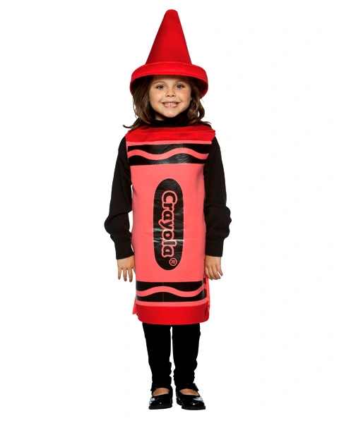 Kids Red Crayola Crayon Costume 3 Kids Red Crayola Crayon Costume