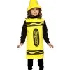 Kids Yellow Crayola Crayon Costume 1 Kids Yellow Crayola Crayon Costume -Mens Costumes Sales Store RI4505 02