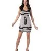 Crayola Silver Tank Dress Womens Costume