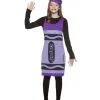 Crayola Wisteria Girls Tween Costume 2 Crayola Wisteria Girls Tween Costume -Mens Costumes Sales Store RI4513 06