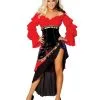 Deluxe Sexy Bridget By Roma Gypsy Women's Costume 1 Deluxe Sexy Bridget By Roma Gypsy Women's Costume -Mens Costumes Sales Store RMBR06
