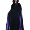 Womens Deluxe Velvet & Satin Cape 2 Womens Deluxe Velvet & Satin Cape -Mens Costumes Sales Store UR29209