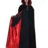 Womens Deluxe Velvet & Satin Cape