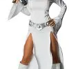 Princess Leia Adult White Dress -Mens Costumes Sales Store adult princess leia white d
