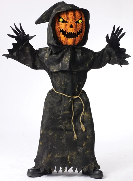 Bobble Head Pumpkin Child Costume 3 Bobble Head Pumpkin Child Costume