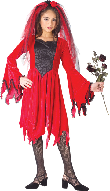 Velvety Devil Bride: Child Costume 3 Velvety Devil Bride: Child Costume