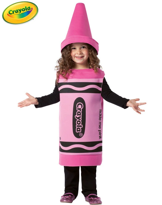 Tickle Me Pink Crayon Costume 3 Tickle Me Pink Crayon Costume
