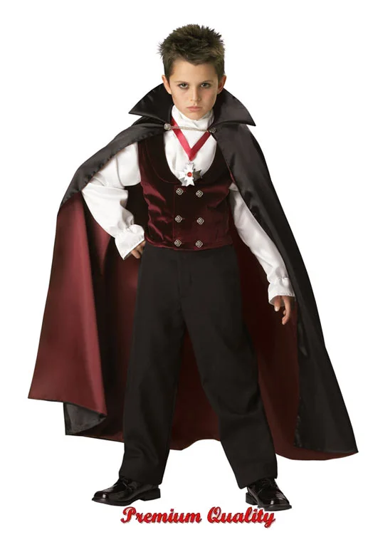 Gothic Vampire Child Costume 3 Gothic Vampire Child Costume