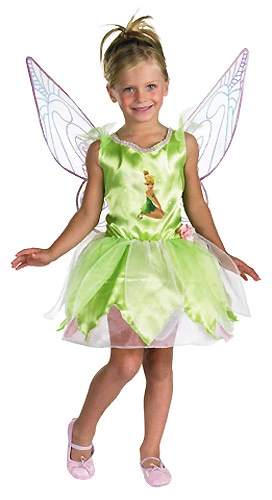 Girl's Tinkerbell Costume 3 Girl's Tinkerbell Costume