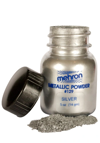 Silver Metallic Powder Makeup 3 Silver Metallic Powder Makeup