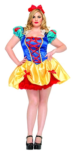 Plus Size Fairytale Snow White Costume 3 Plus Size Fairytale Snow White Costume