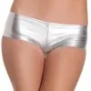 Silver Lycra Boy Shorts 2 Silver Lycra Boy Shorts -Mens Costumes Sales Store silver lycra boy shorts